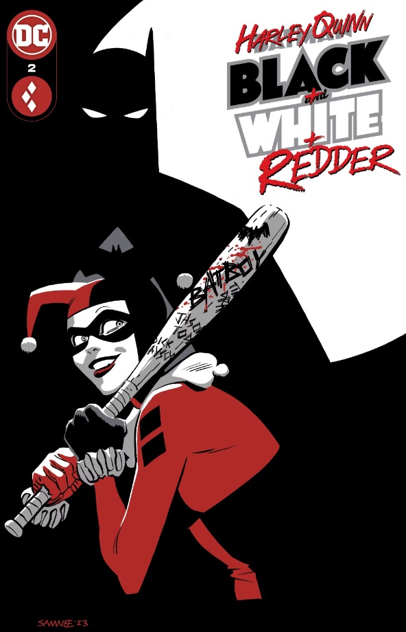 Harley Quinn Black+White+Redder comic