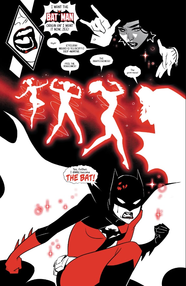 Harley Quinn como Batman - comic