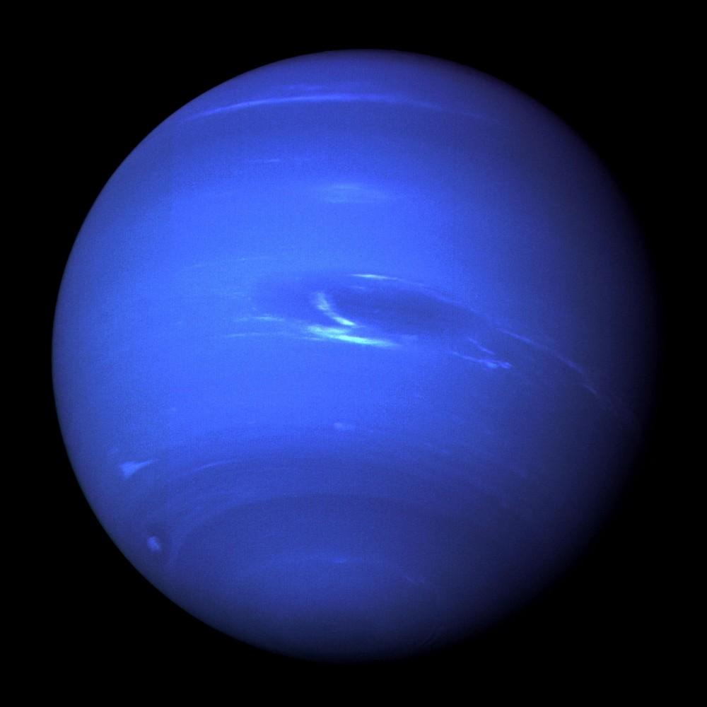 Neptuno, el ultimo planeta del Sistema Solar. Wikimedia Commons.
