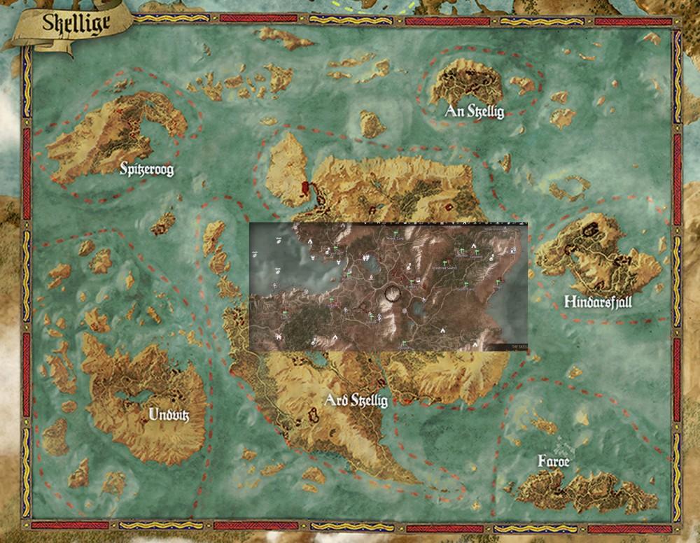 Cultura Geek Witcher 3 Blood and Wine Mapa 2