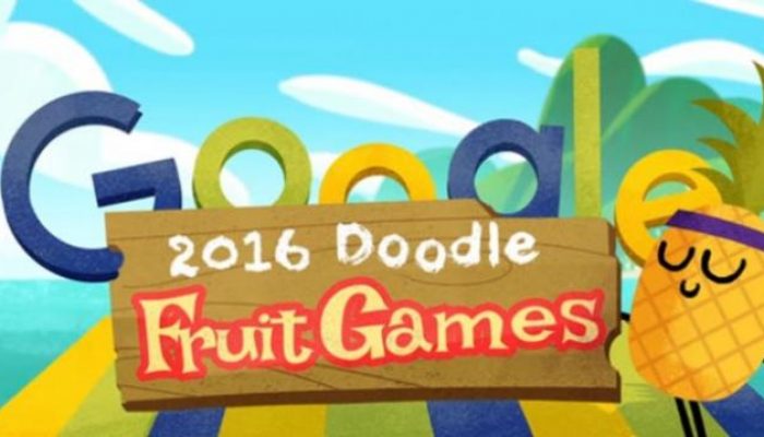 Cultura Geek Google Doodle Fruit Games 2016
