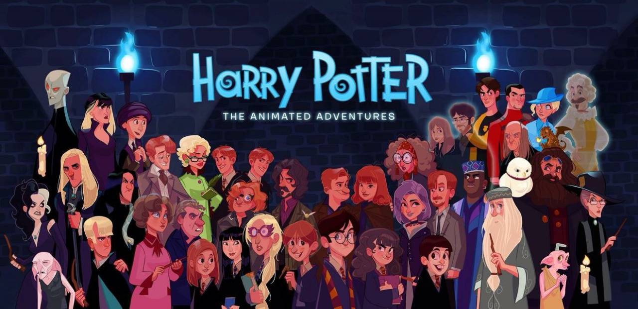 Harry Potter: un artista creó la versión animada de sus personajes -  Cultura Geek