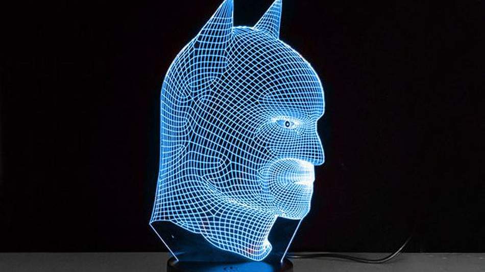 Integración Verter mineral Deco Geek: Conocé las nuevas lámparas 3D de superhéroes - Cultura Geek
