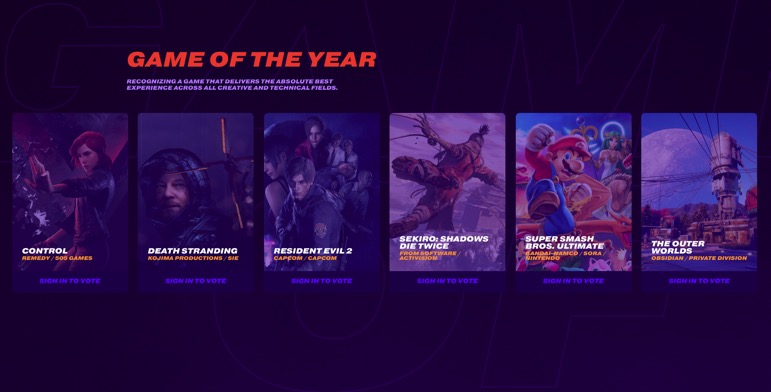 the game awards culturageek.com.ar