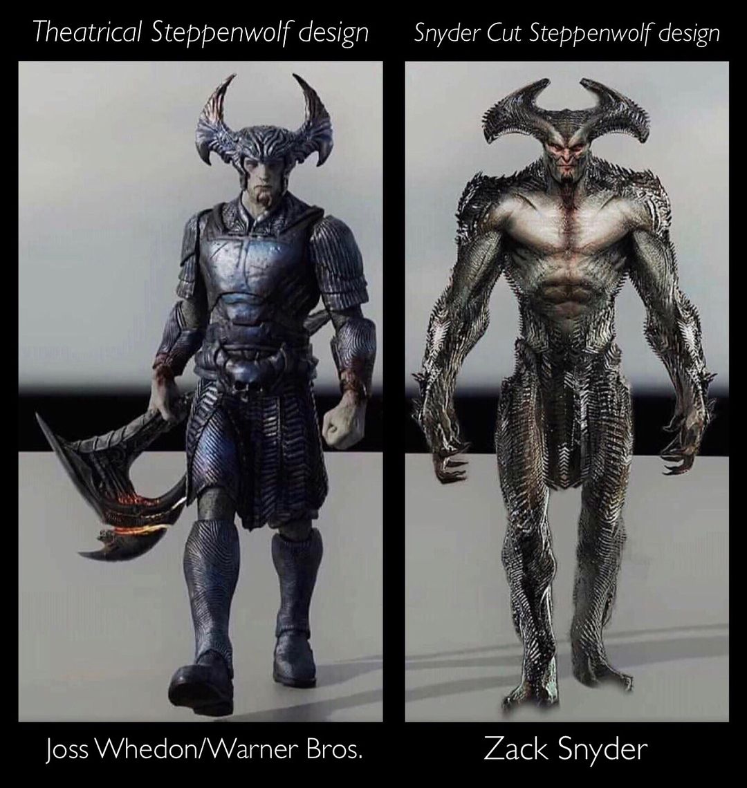 Zack Snyder muestra el diseño original más agresivo y oscuro de Steppenwolf  - Cultura Geek