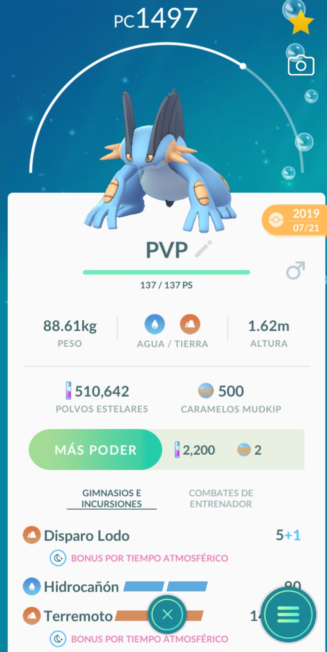 Pokémon GO: TODOS los ataques rápidos y cargados, stats y tipos