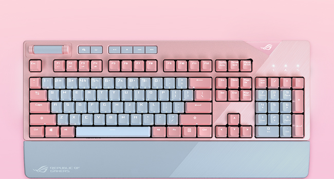 Querés un mouse, teclado y pad XXL totalmente Dónde como conseguir el kit pink de ASUS ROG - Cultura Geek