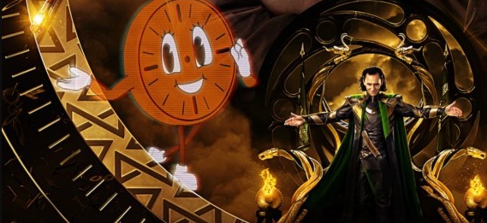  Loki  ¿Qué o quién es el simpático reloj de dibujos animados que aparece en el poster?