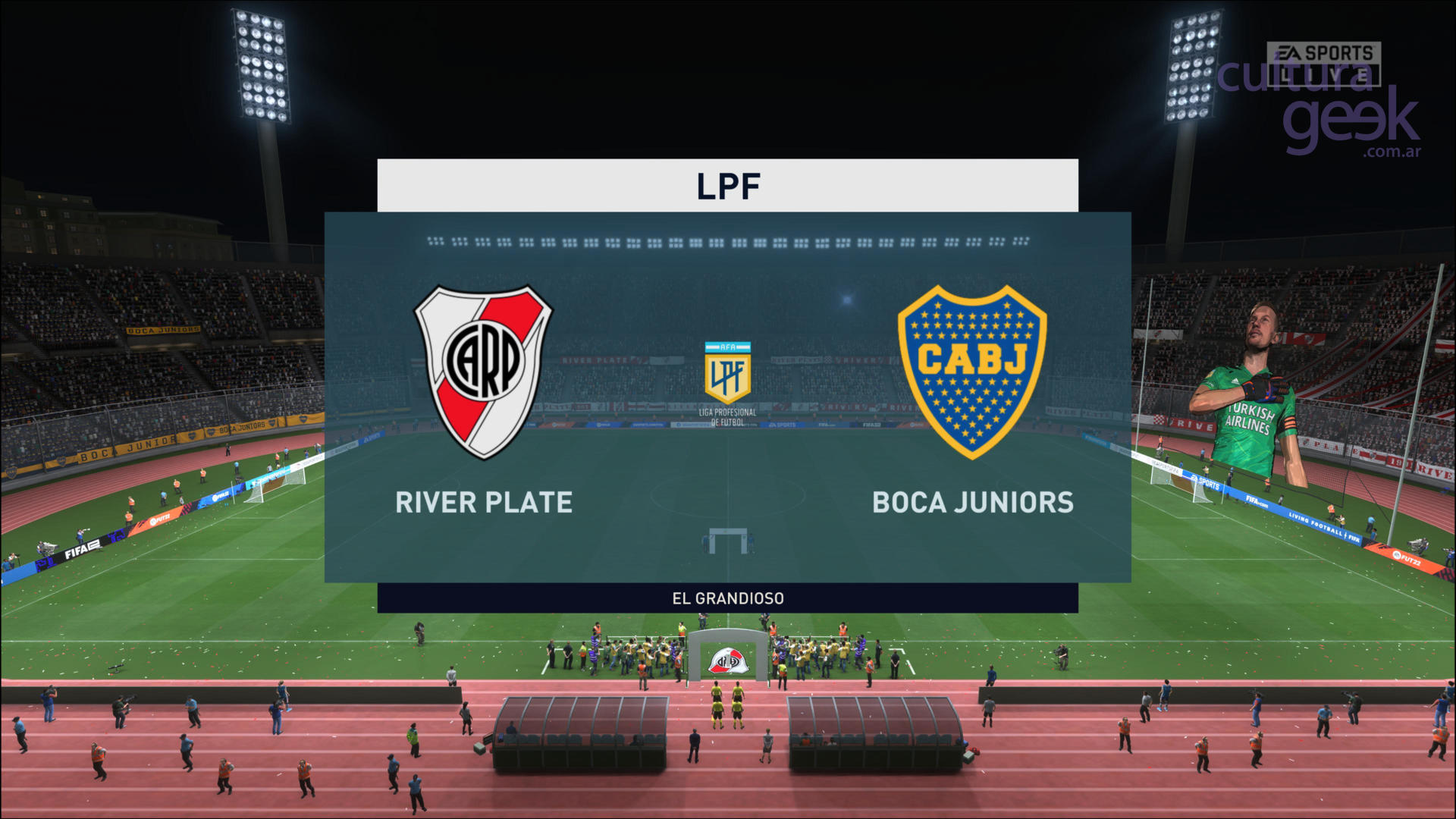FIFA 22 River y Boca