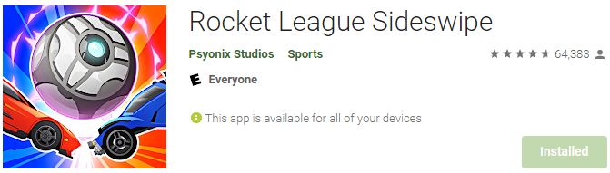 Rocket League Sideswipe