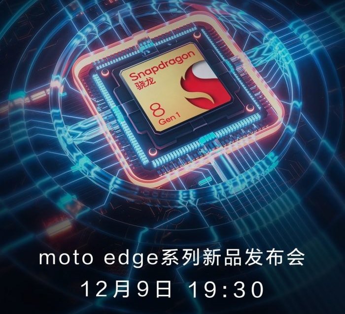 Motorola Edge X30: this December we will meet the new high-end with Snapdragon 8 Gen 1