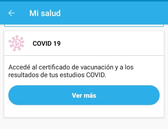 Mi Argentina Certificado COVID19