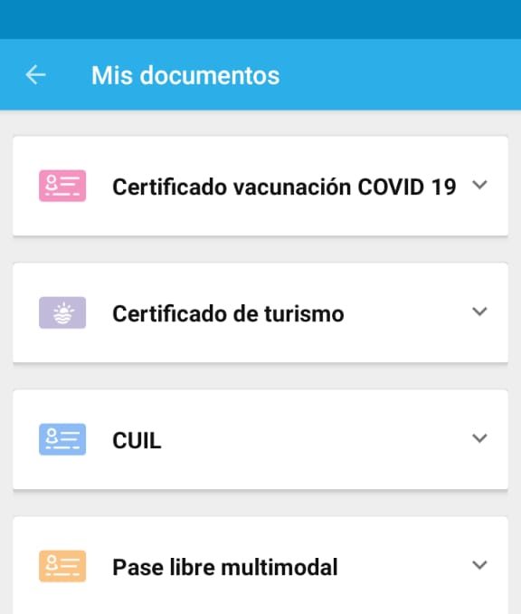 Certificado vacunación COVID19 Mi Argentina