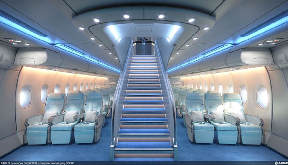 Airbus A380 interior