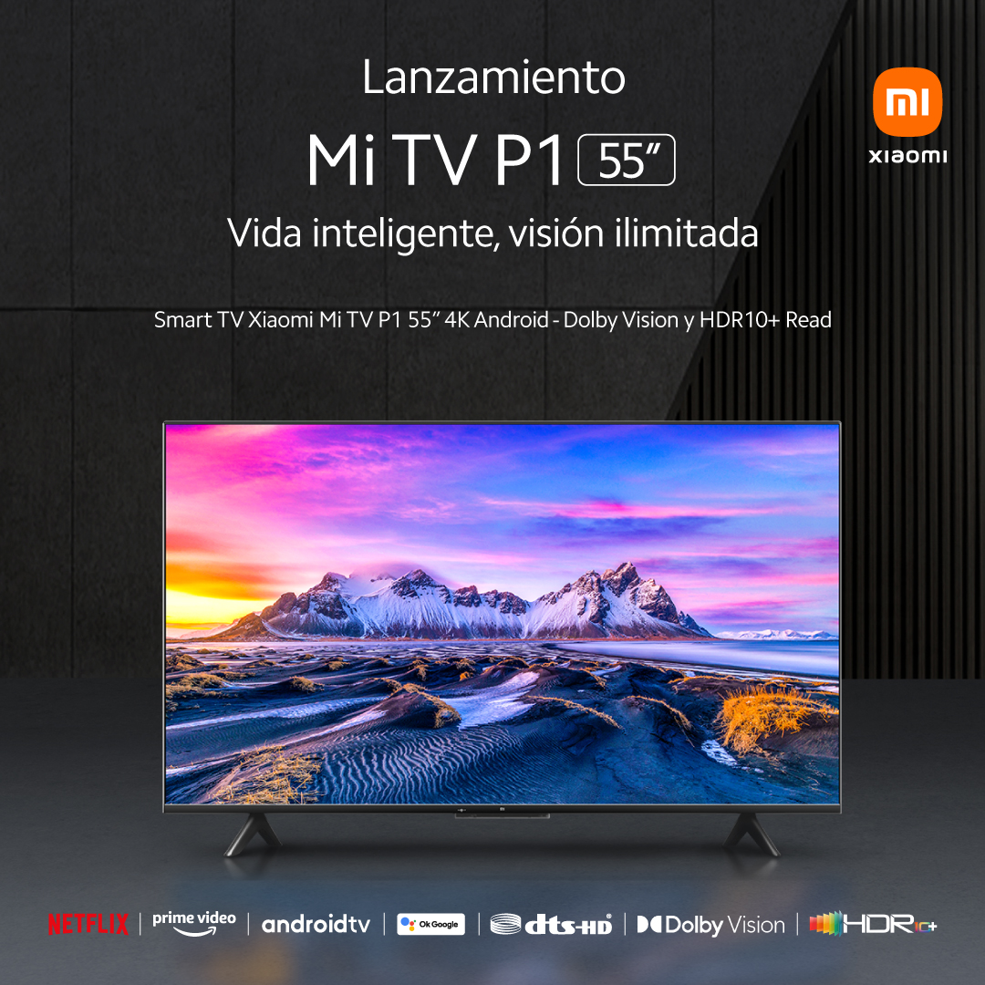 Televisor Xiaomi Mi P1 55' 4K UHD Android TV