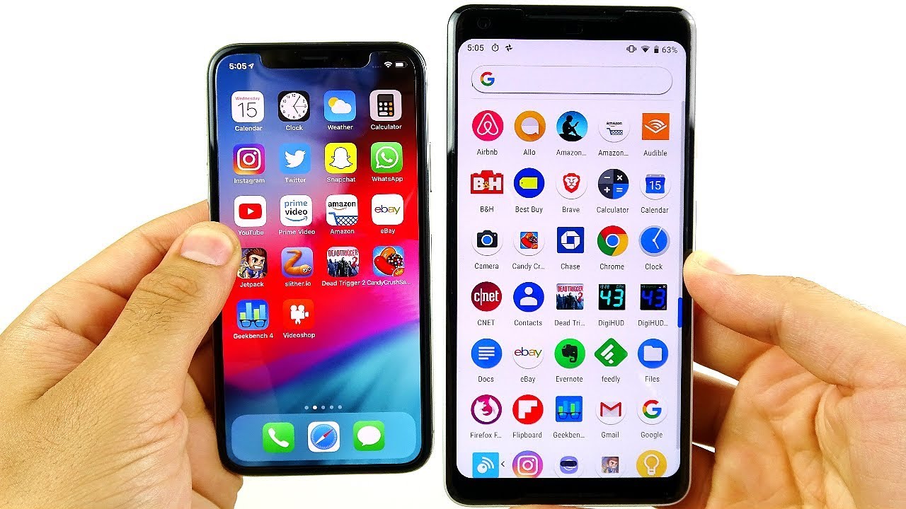 iOS a Android