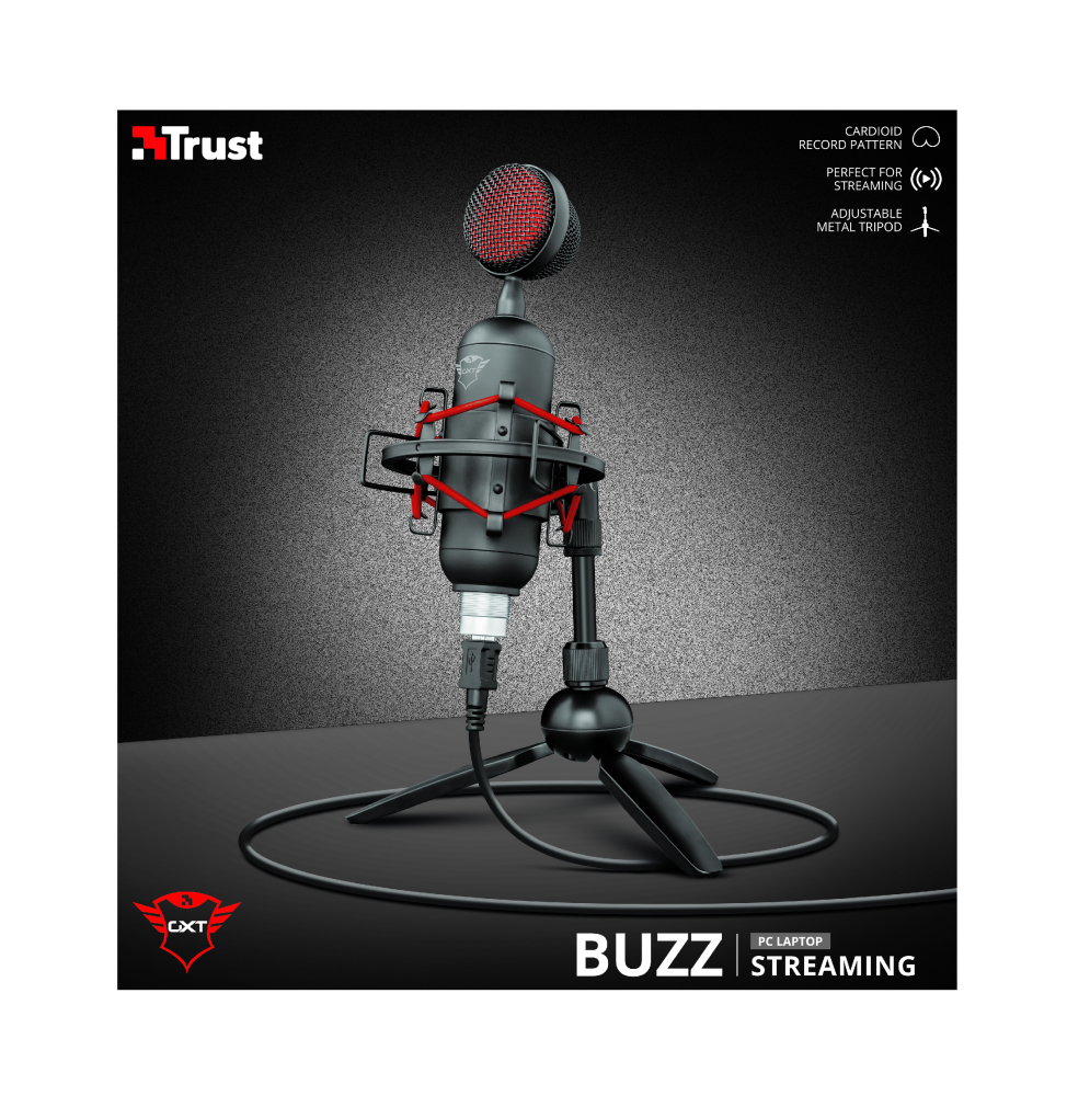 Review: Trust GXT 244 Buzz USB microphone - a faithful companion when streaming
