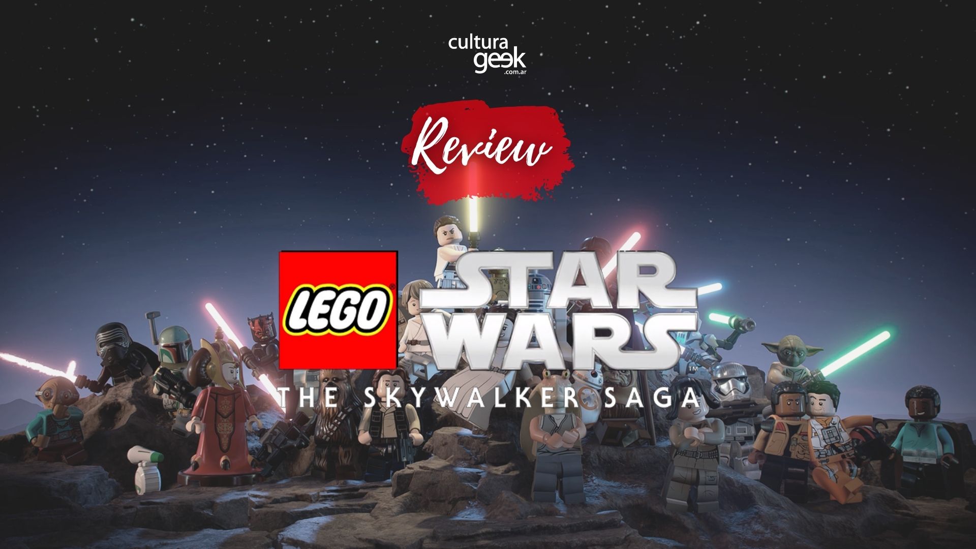 REVIEWS poster LEGO Star Wars Skywalker saga