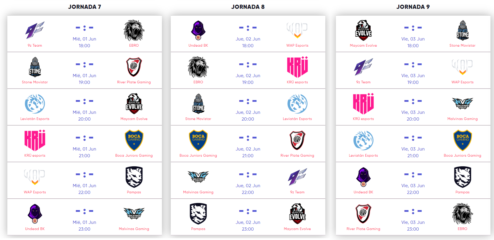 The Closing Master Flow League will have the classic between River and Boca this week.  Find out about the matches and schedules, in the note.