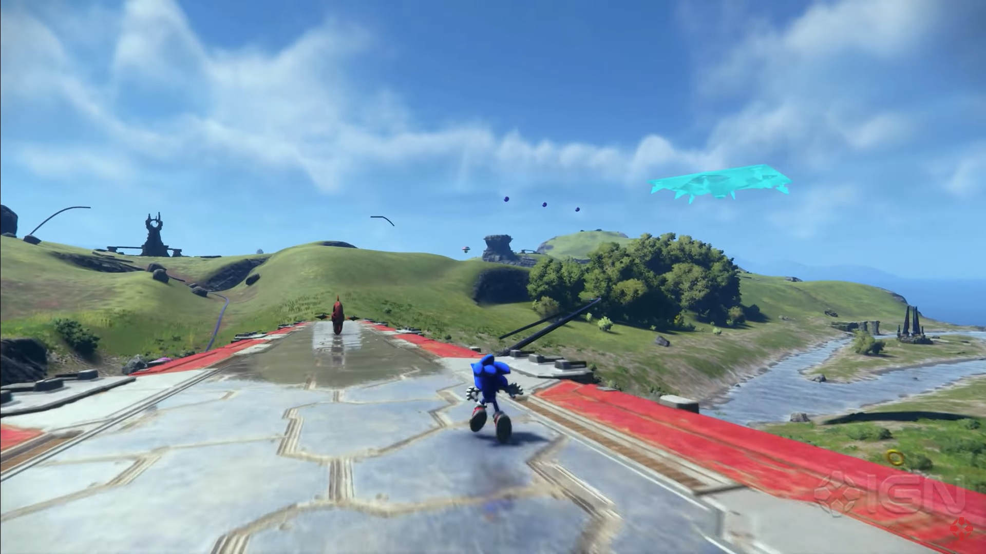 Sonic Frontiers already has gameplay where we go through (at full speed) a huge open world