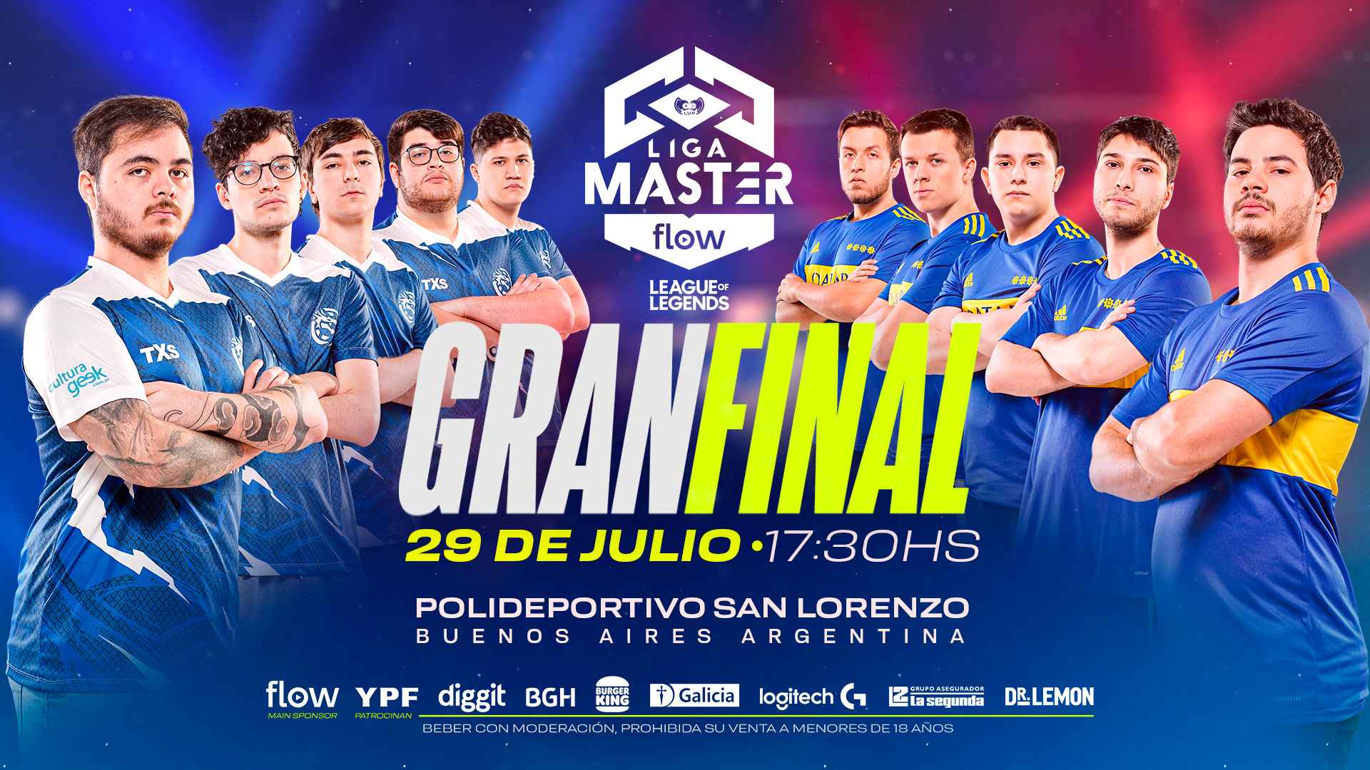 Sunblast (Boca Gaming) on ​​the Master Flow League final: "What matters to me is winning, not against which rival"