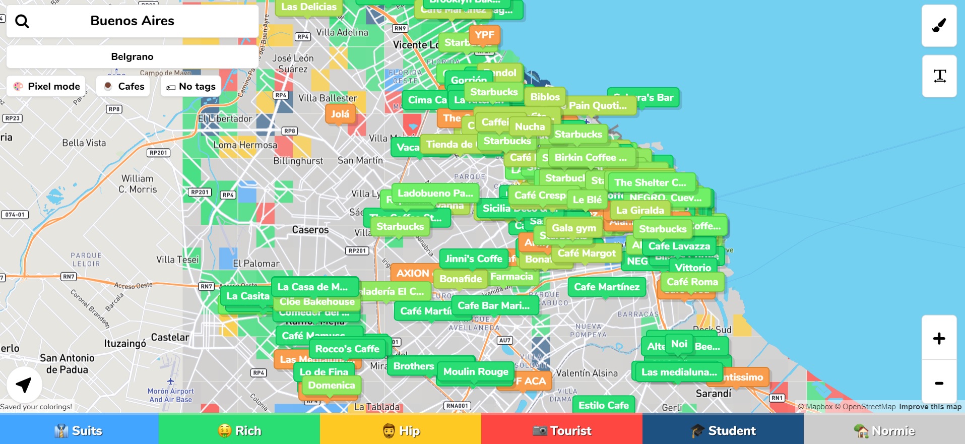How safe or wealthy is your neighborhood? Look what it says in Hoodmaps, the map that shows you and describes it with labels
