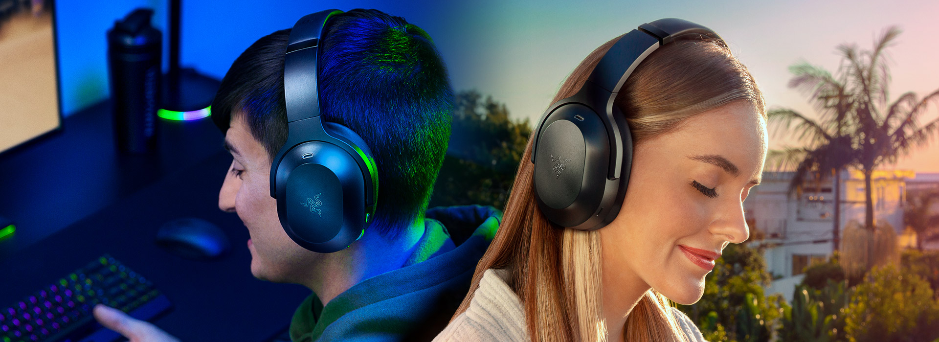 Headset gaming Razer Barracuda Pro Negro - Auriculares para