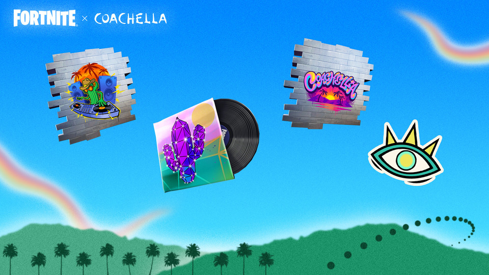 Fortnite anuncia parceria com festival de música Coachella