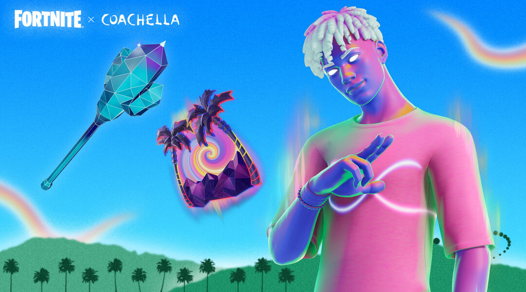 Fortnite anuncia parceria com festival de música Coachella