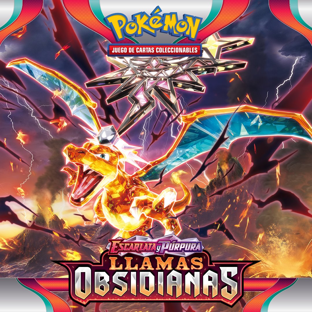 Pokémon JCC Llamas Obsidianas