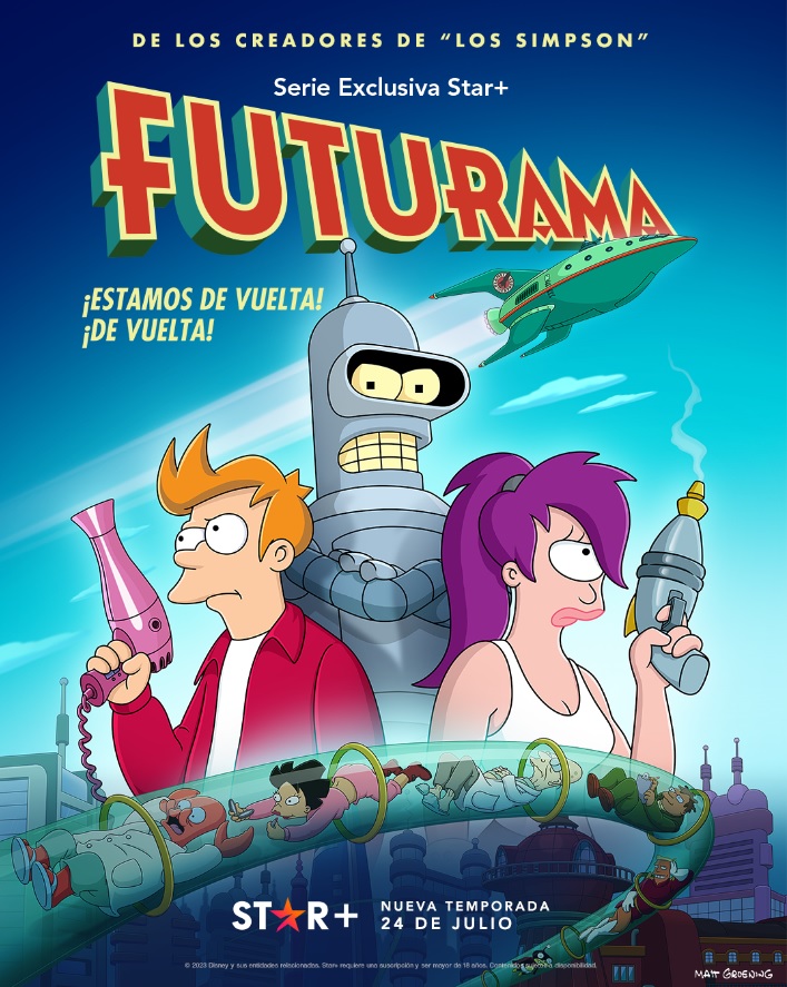 Futurama - estreno julio Star+