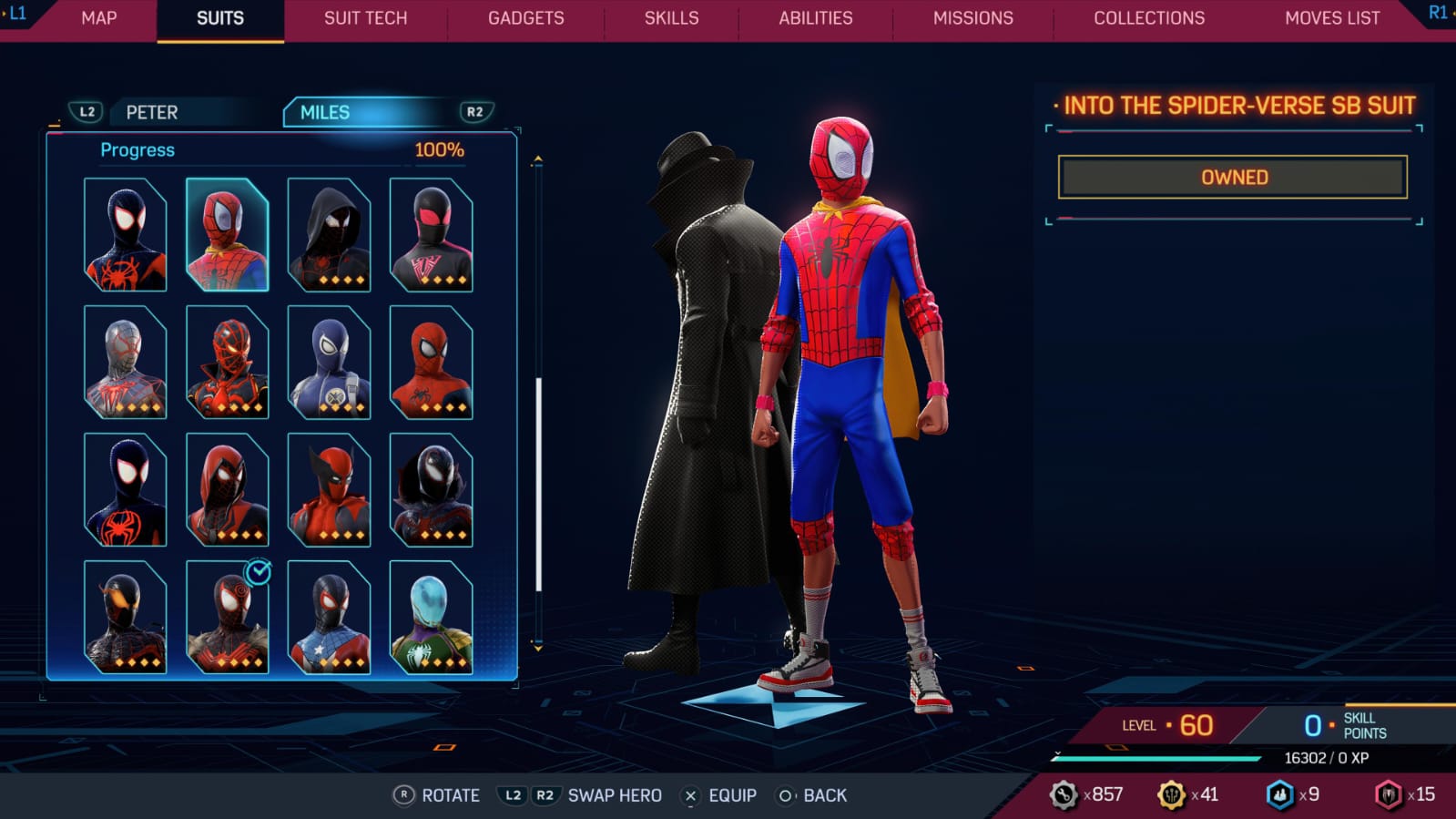 trajes Spider-Man 2