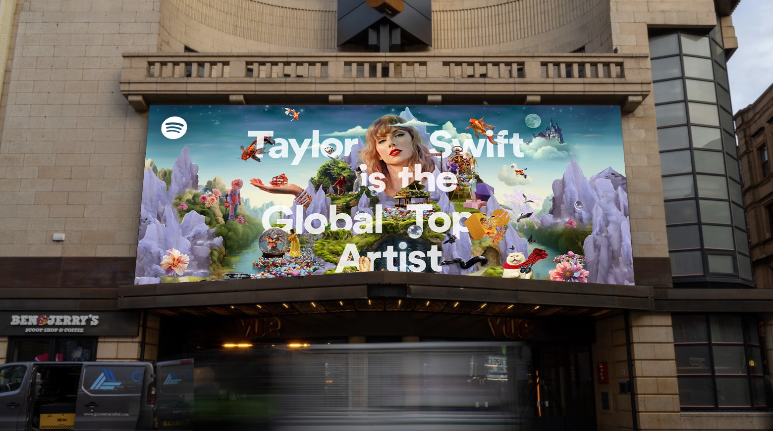 Taylor Swift artista más escuchada en Spotify