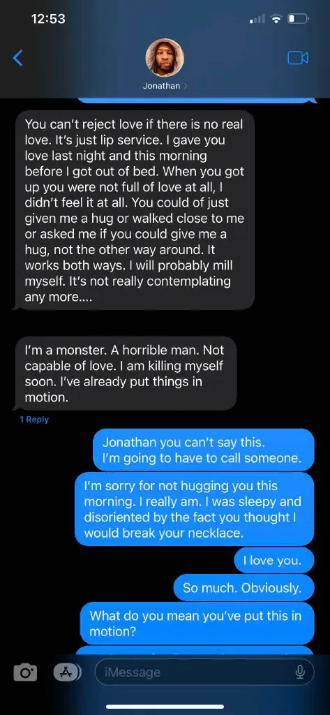 Jonathan Majors mensaje a su ex-novia