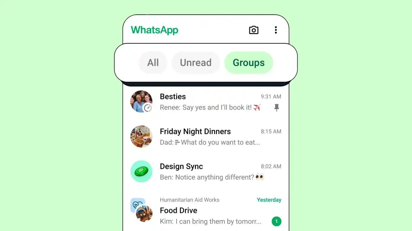 WhatsApp filtros