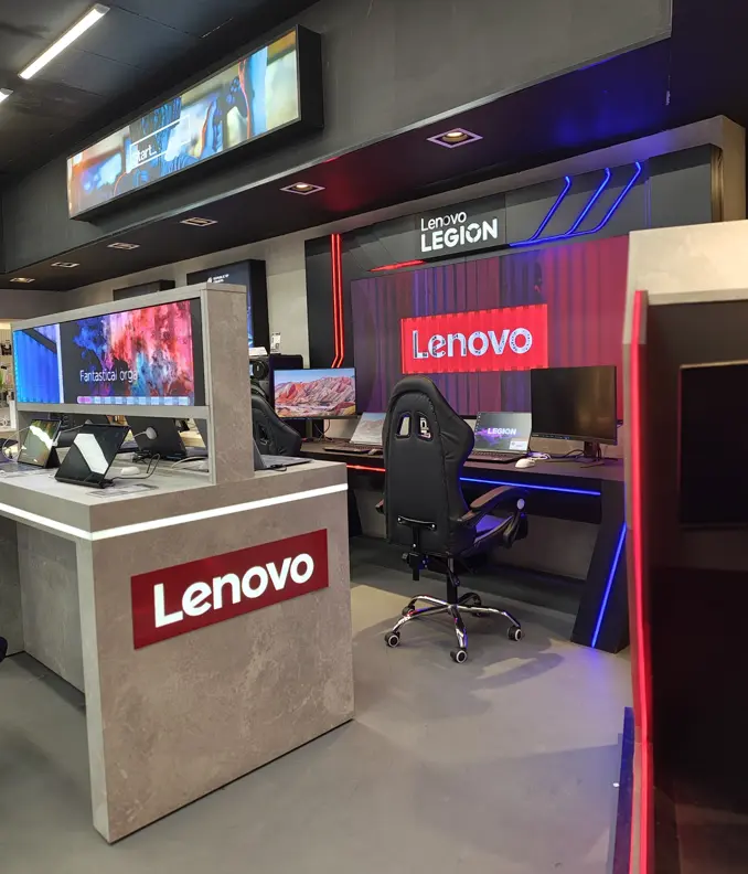 Lenovo - experiencia abasto shopping