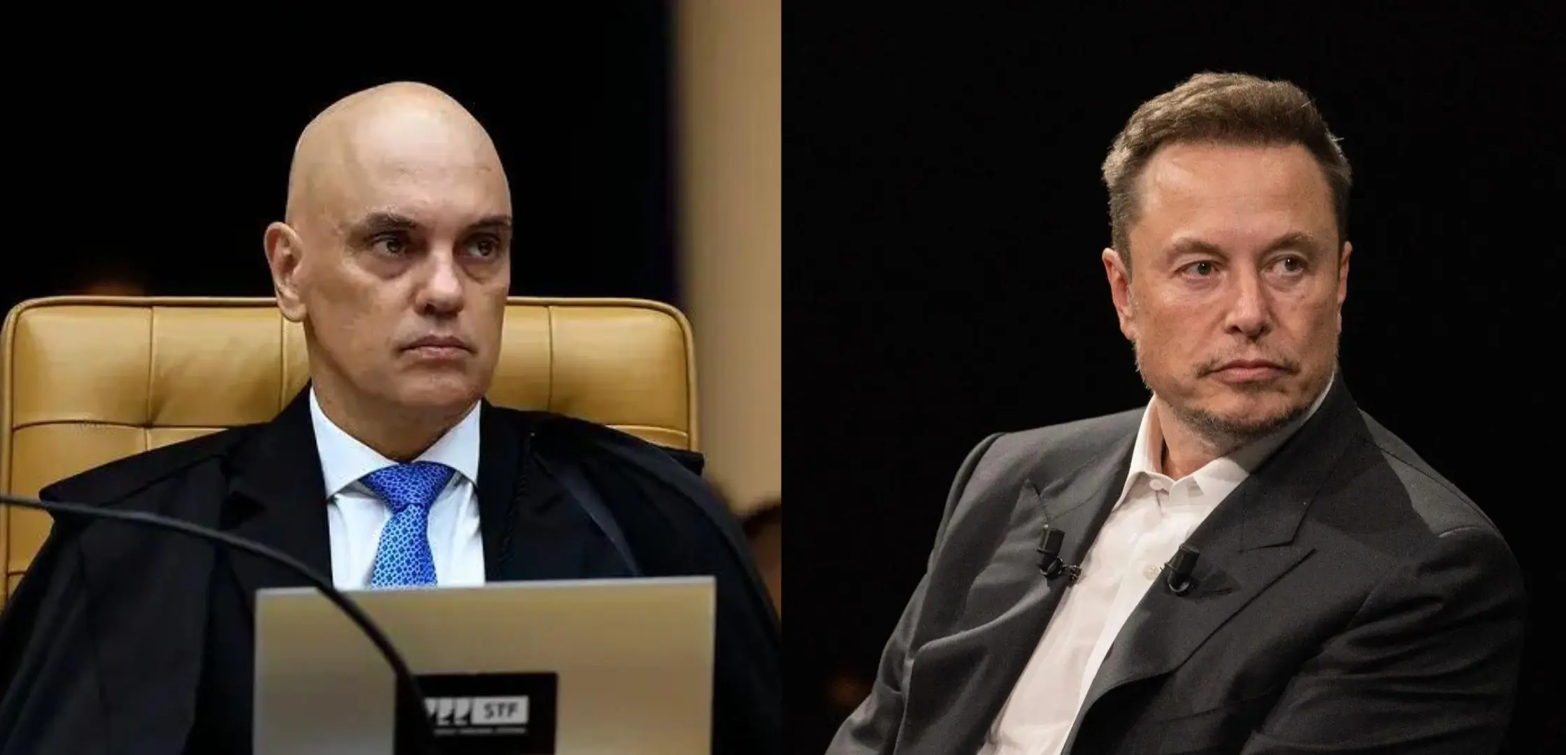 Elon Musk y Alexandre de Moraes