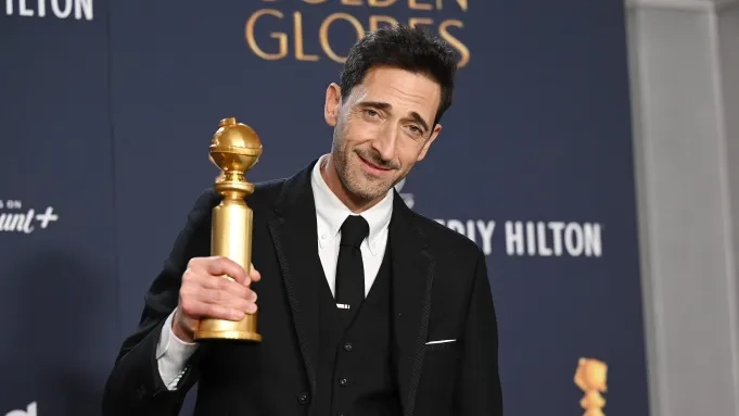 Adrien Brody Golden Globes