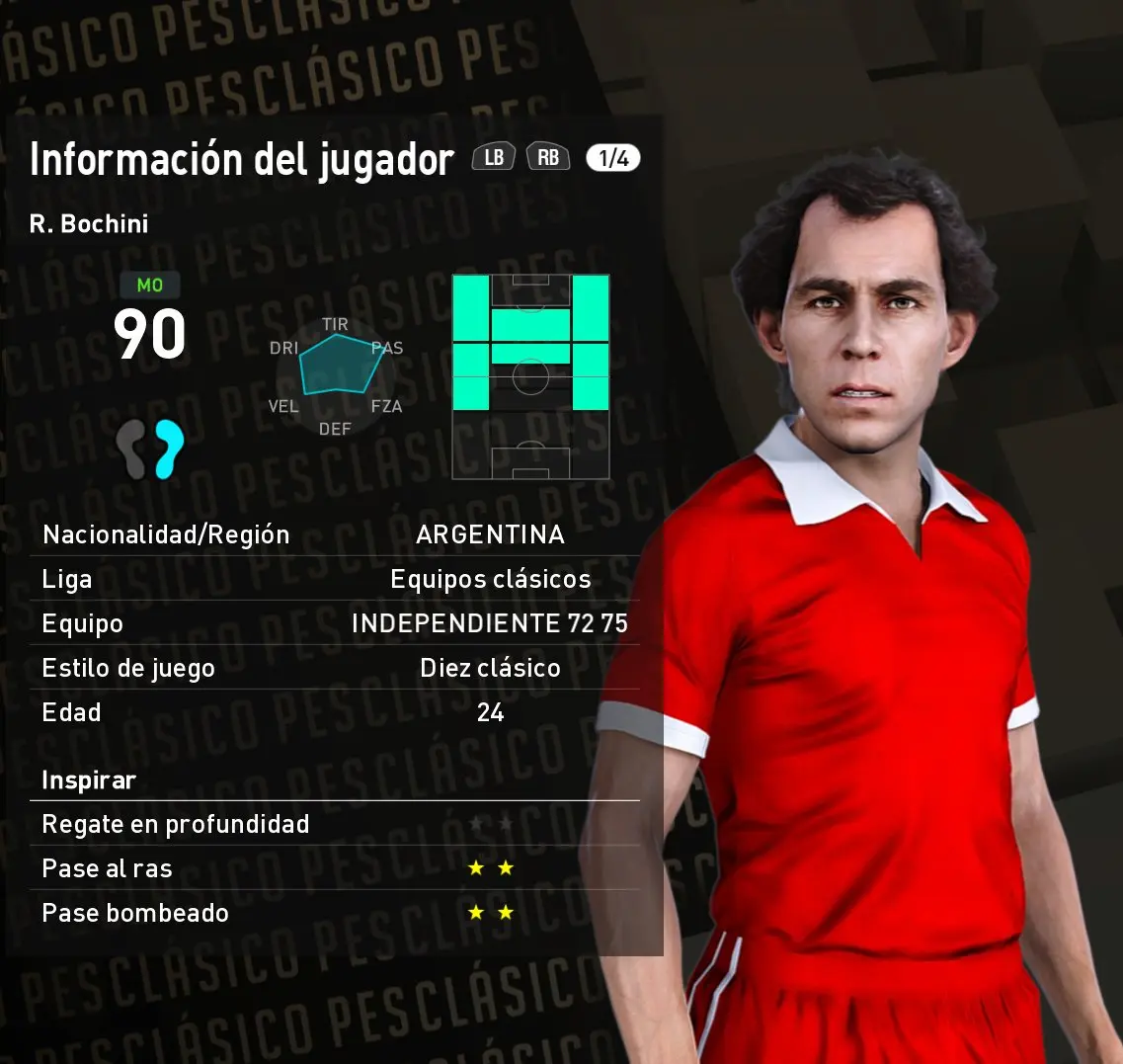 pes clásico