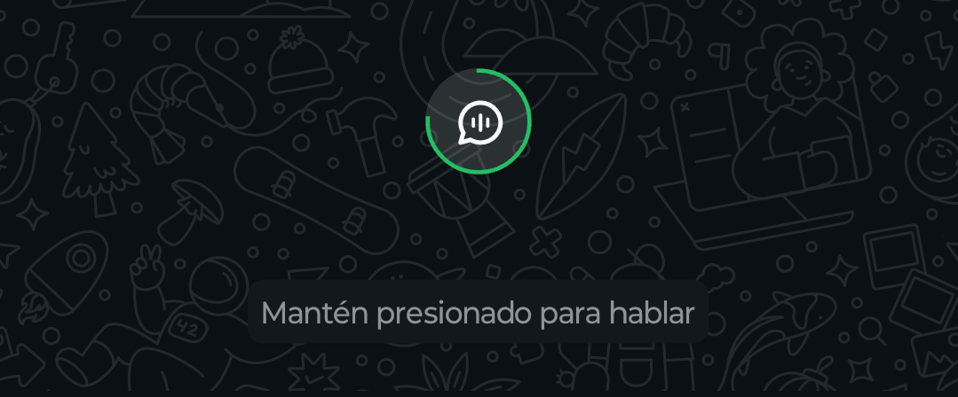Chat de voz whatsapp