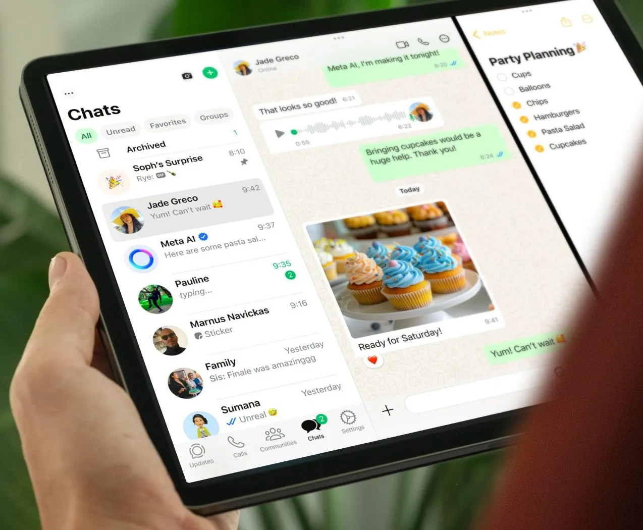 WhatsApp iPad