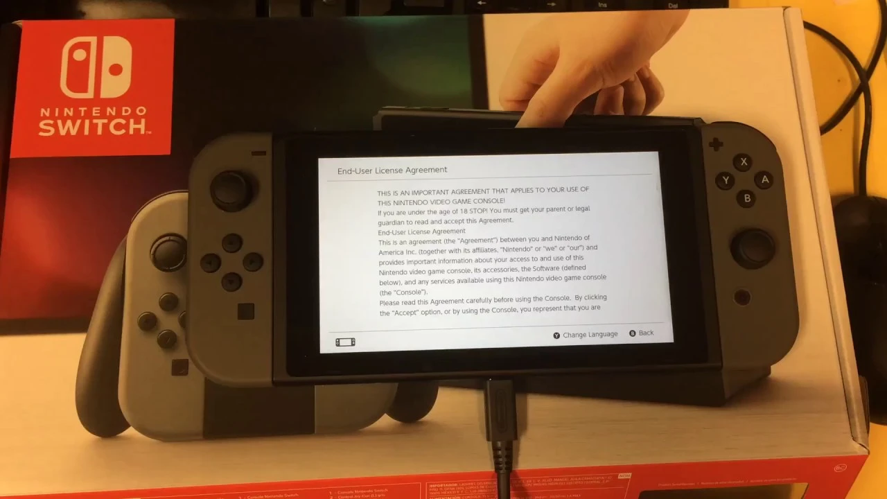 Nintendo Switch actualización