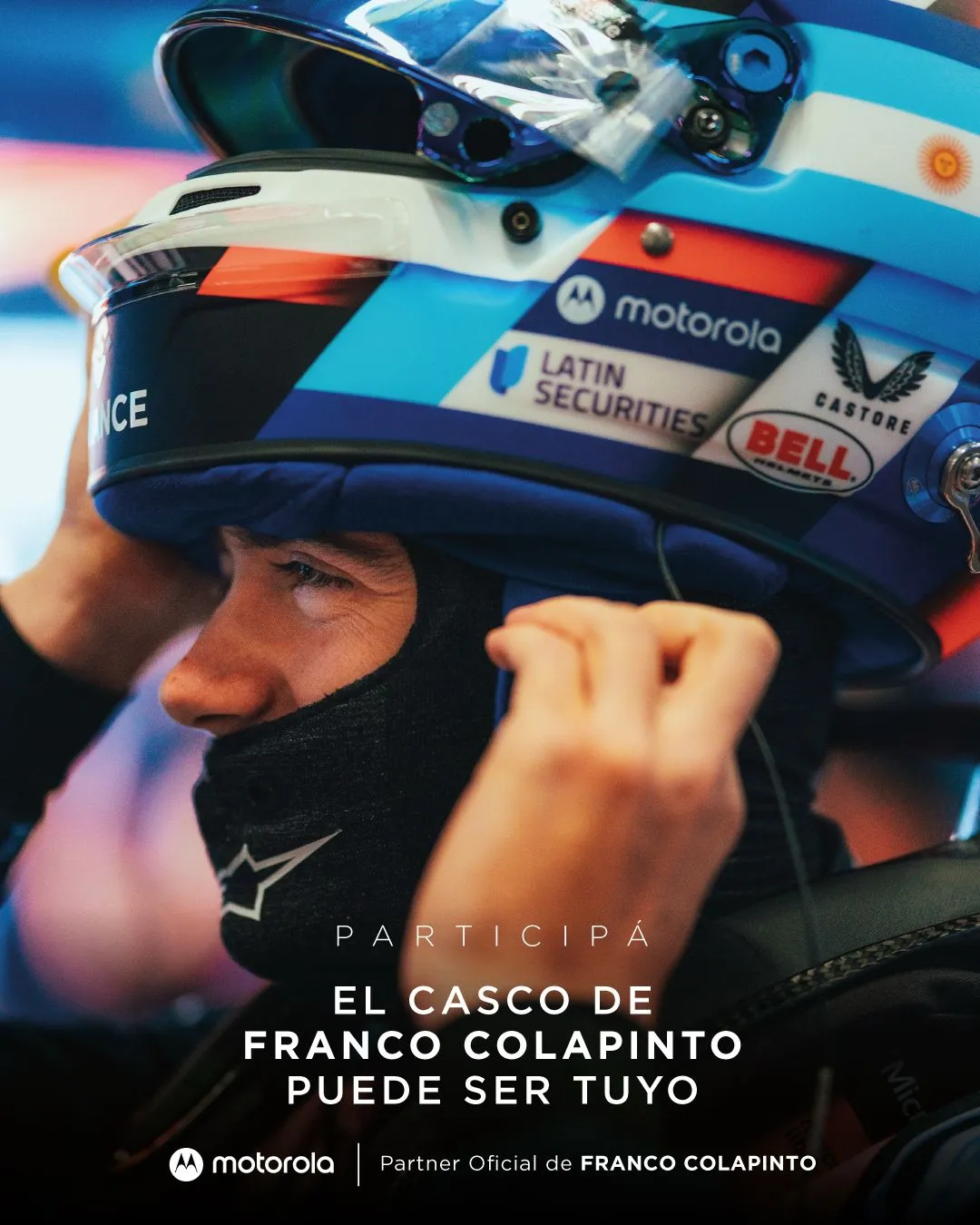Casco Colapinto Motorola