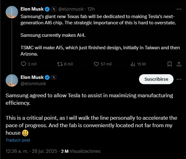 Samsung Tesla