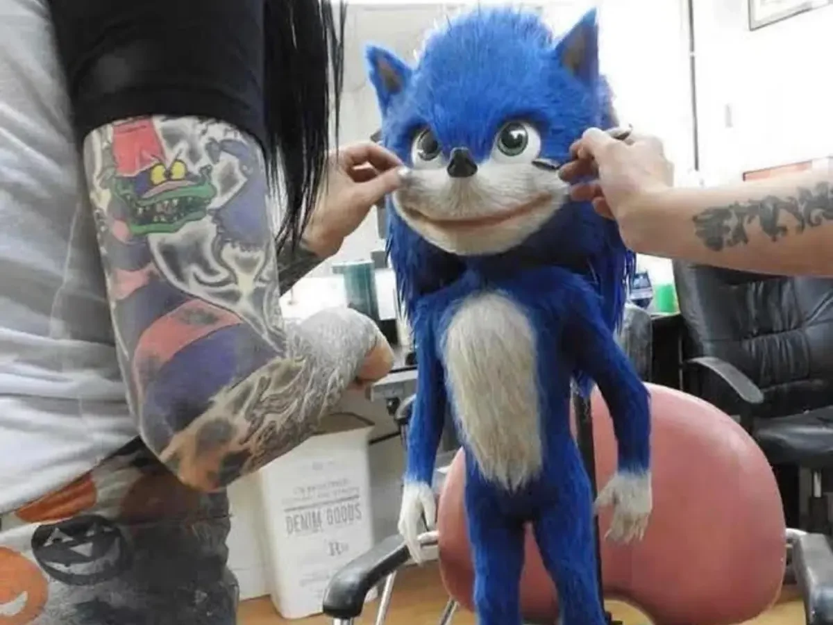 película Sonic diseño