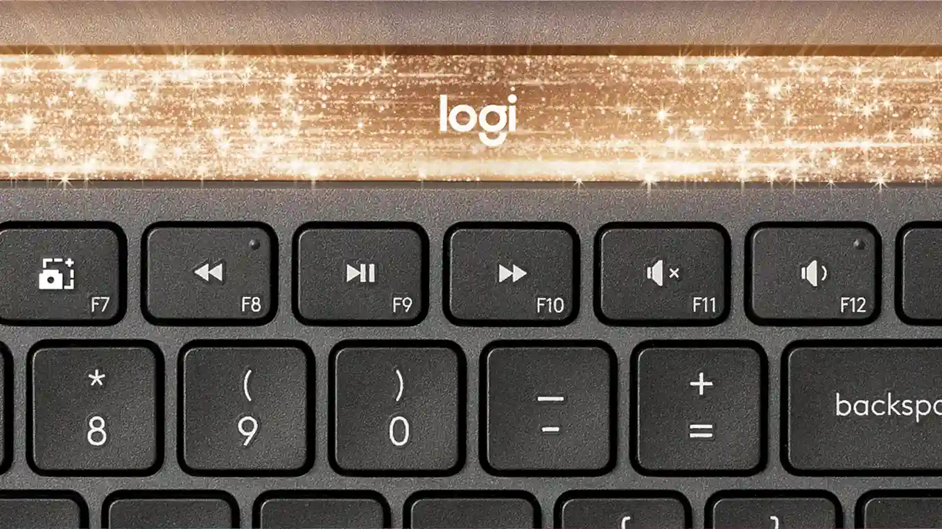 Logitech teclado carga luz