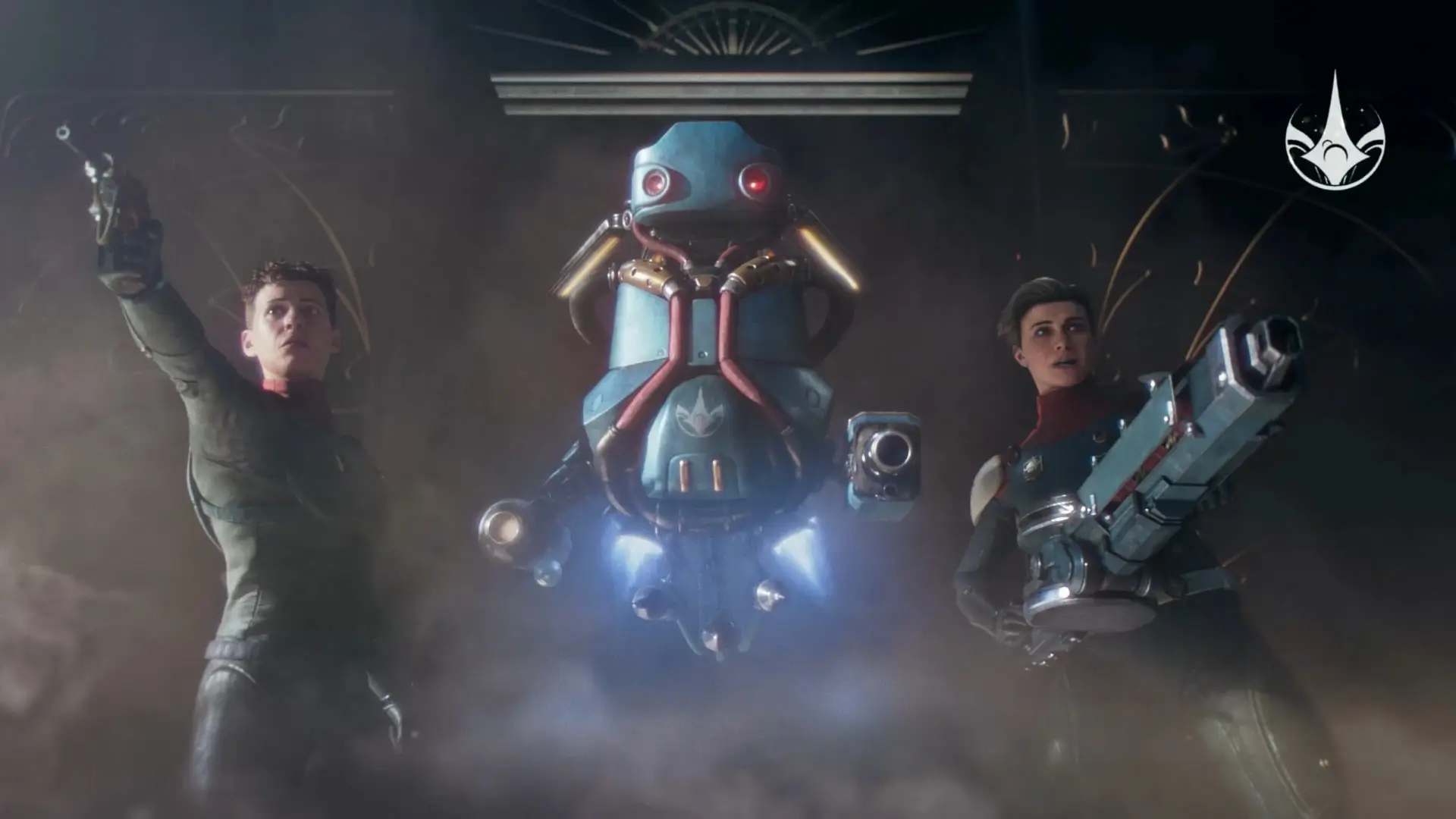 The Outer Worlds 2 imagen de cinemática de prólogo del juego de Obsidian Entertainment.