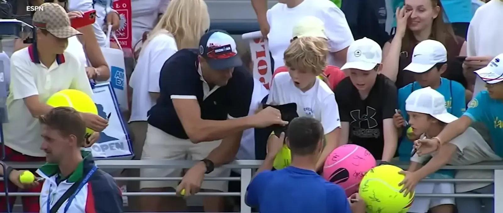 momento viral US Open