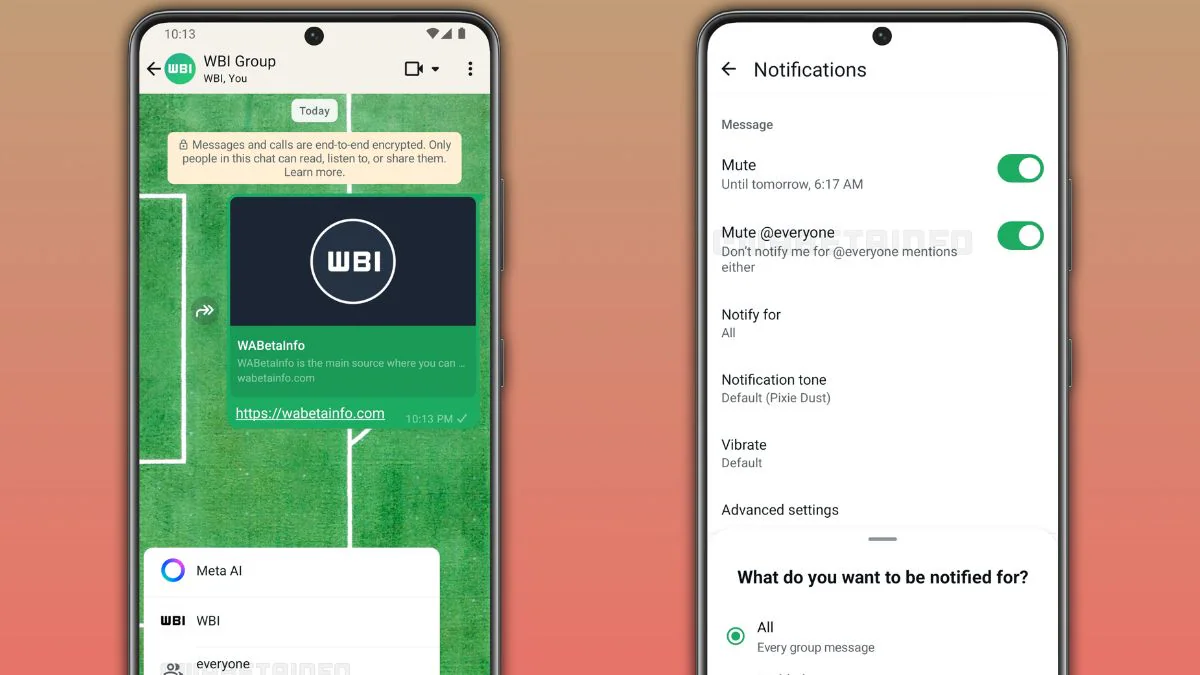 WhatsApp mencionar a todos