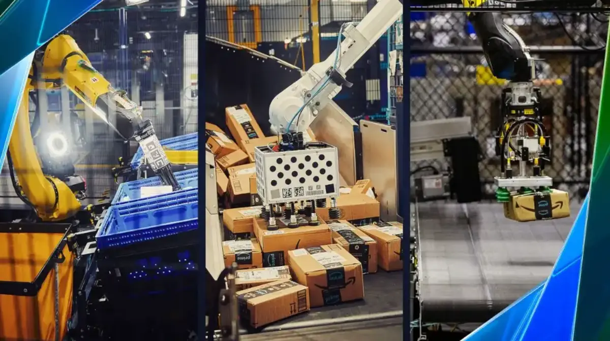 Amazon trabajadores -robots